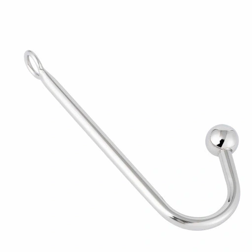 AllNight 3294 Smooth Sex Hook Anal Toy Metal 0126